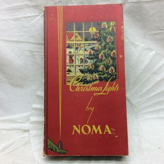 Vintage 1939 Christmas Lights By Noma Box Great Display Piece