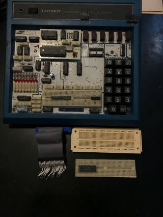 Vintage Heathkit Microcomputer Learning System Et - 3400a/ Rare 6809 Adapter Board