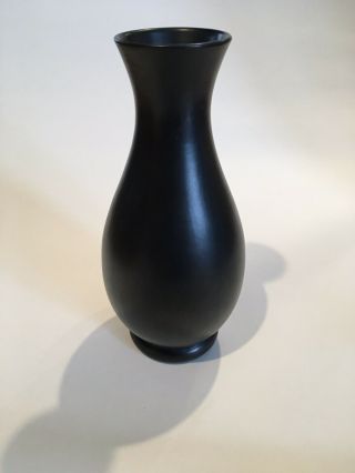 Vintage Royal Haeger Black Vase RG - 22 USA Art Pottery 3