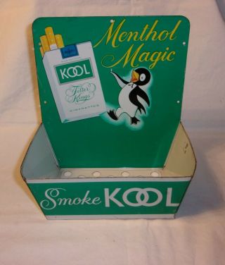 Vintage Kool Filter Kings Menthol Magic Cigarette Match Holder Advertising