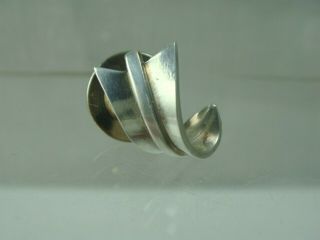 Vintage Angela Cummings Tiffany & Co Sterling Silver Pin Tie Tack Curled Arrow