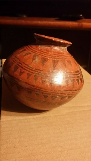 Pre Columbian Brown & Black Art Pottery