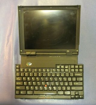 Vintage Ibm Thinkpad 701cs Laptop & Accessories; Butterfly Keyboard,  See Details