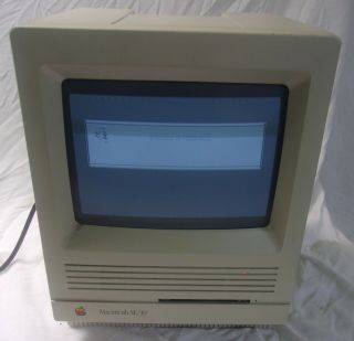Vintage Apple Macintosh Se /30 Computer Model M5119 Turns On Needs Adjustment