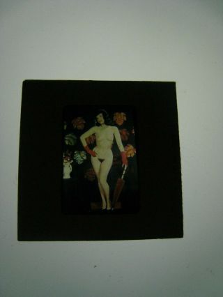 Vintage Nude 35mm Transparency Slide 