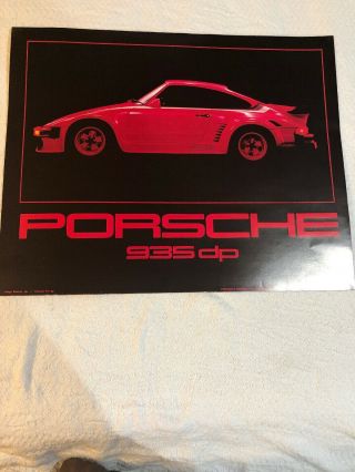 Vintage Porsche 935 Dp Poster 1985 Poster 16 X 20