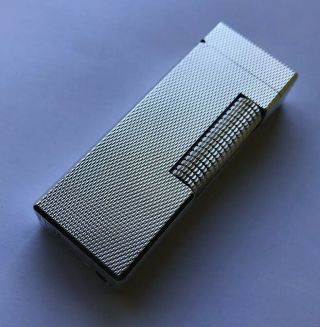 Dunhill Silver Plated ‘barley’ Rollagas Lighter - Fully Overhauled & Near