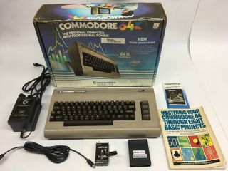Commodore 64 Home Computer System,  Game Cartridge