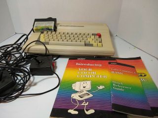 Tandy 128k Color Computer 3 With 2 Black Beauty Joysticks And Manuals