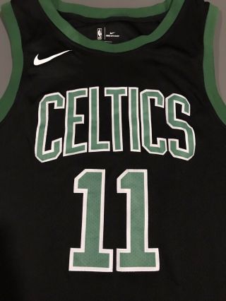 NBA Boston Celtics Kyrie Irving Black Nike Jersey Swingman XL 2