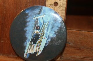 Vintage Racing Powerboat Hydroplane Button Miss Madison