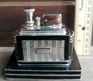 Rare Vintage Ronson Touch Tip Table Lighter " Classic "