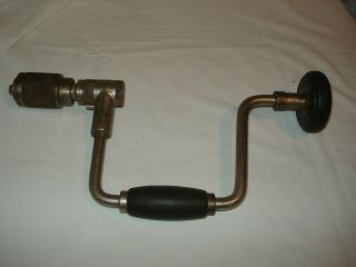 Vintage Yankee Bell System Wood Drill Brace No.  2101 10 In.  North Bros.