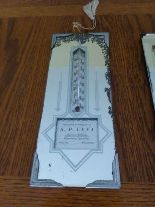 Vintage Advertising Thermometer Mirror 2