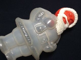 Vintage Christmas Plastic Santa Claus Krampus? Candy Container West Germany