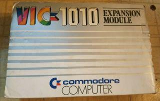 Ultra Rare Commodore Vic 1010 Expansion Unit For The Vic 20