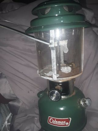 Vintage Coleman Mantle Gasoline Lantern W/ Mantles