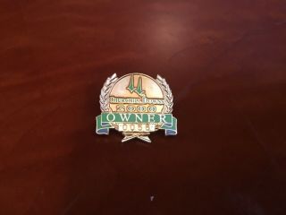 Churchill Downs Kentucky Derby Owners Pin 2000,  2003,  2004 And 2009