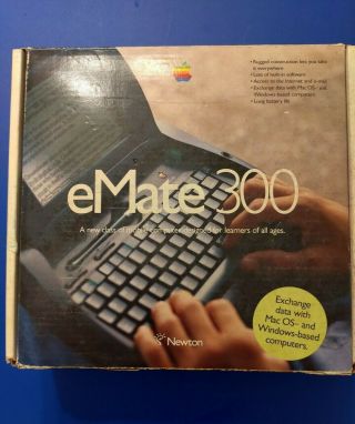 Apple Newton eMate 300 Laptop with accessories,  stylus, 2