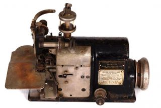 Antique Merrow Type 60 Wd Overlock Sewing Machine Heavy Duty Industrial Vintage