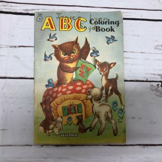 Abc Coloring Book 1940 