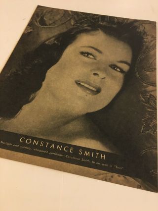 Vintage Clipping - Constance Smith Richard Allan