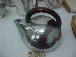 Vintage Mid - Century Picquot Ware England Stove Top Kettle
