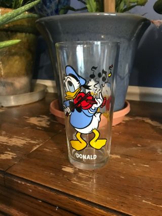 Vintage Pepsi Donald Duck Glass
