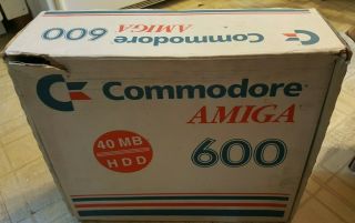Rare Commodore Amiga 600 Hd 600hd & Disks - Great