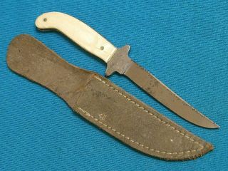 Rare Vintage Western States Boulder Mini 4 " Hunting Skinning Knife Knives Antique