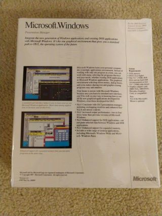 Microsoft Windows Presentation Manager 2.  0 Vintage Part 00069 2