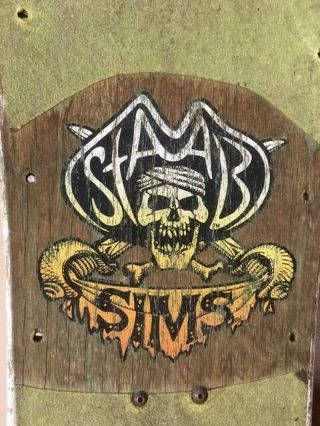 Sims Kevin Staab Pirate 80s Vintage Skateboard Gordon & Smith Wheels 2