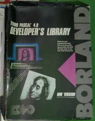Turbo Pascal 4.  0 Developer 