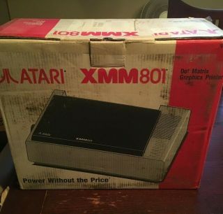 Atari Xmm 801 Printer And Cables