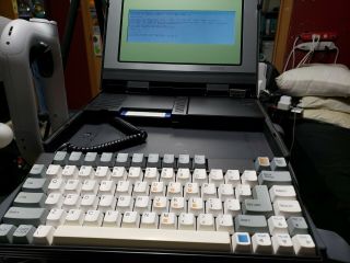Vintage Kaypro 2000 Portable Computer With Disks Backlight Mod