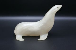 Vintage Sascha Brastoff Signed Resin Seal Sculpture 3