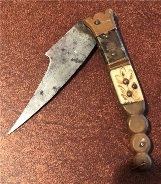 Old Antique Spanish Navaja Knife Smaller Size
