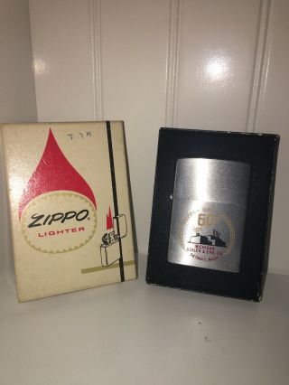 Vintage 1977 Zippo Lighter Michigan Boiler & Eng.  Co. ,  Detroit,  Mich. ,