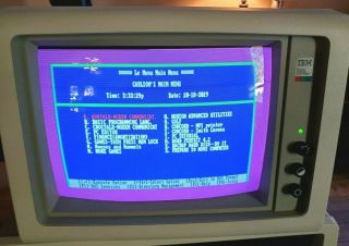 Vintage 1984 Ibm 5153 Cga Color Monitor For Pc Personal Computer,  Great