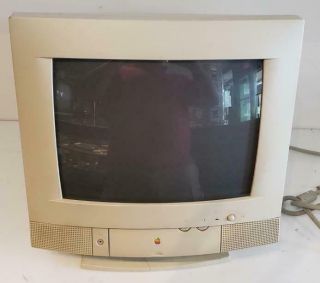 Apple Macintosh Monitor Multiple Scan 14 Display Cm0200 1995 Vintage Computer Nr