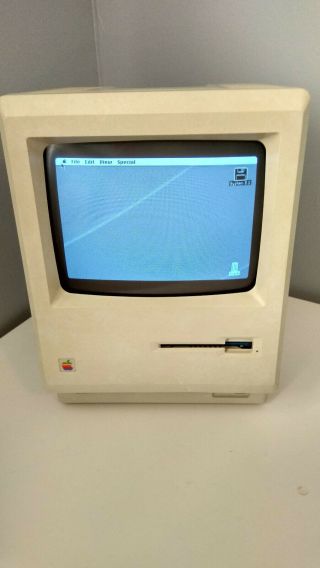 Vintage Apple Macintosh 512k Model With 800k Drive M0001w