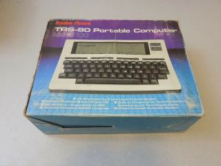 Vintage Tandy Trs - 80 Portable Computertandy Model 100,  Complete,  Mod