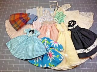 Vintage Doll Clothes Lot19g - 1950s 10.  5 " Doll Clothes For Little Miss Revlon