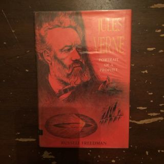 1965 Jules Verne Portrait Of A Prophet By Russell Freedman 2nd Printing