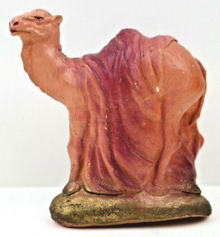 Vintage Camel Christmas Nativity Miller 1947 Hand Painted Plaster Creche Figure
