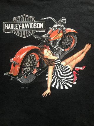 Harley Davidson T Shirt 2xl Xxl Black Landers Little Rock Arkansas
