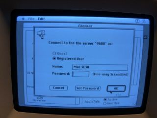 Apple Macintosh SE/30 IIsi Ethernet Card Asante MacCon w/ Cable and Bracket 3