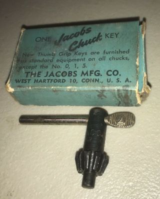 Vintage Jacobs Chuck Key No.  7 K7 West Hartford 10 Connecticut