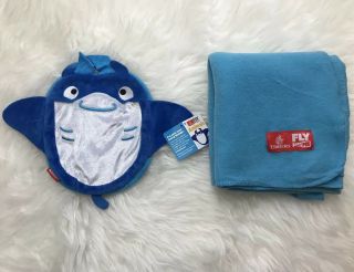 Emirates Fly With Me Animals Carry Buddy Plane Blanket Mia The Manta Ray Holiday