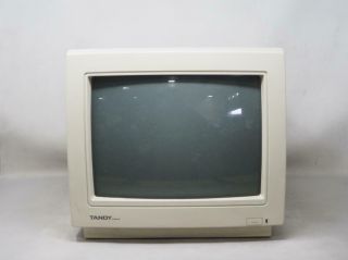 Tandy Cm - 5 Rgb Personal Computer Color Monitor Great